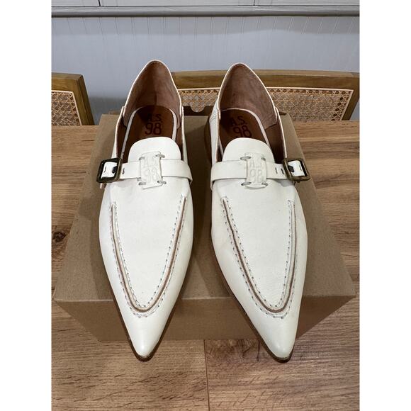 A.S. 98 Averi Shoes Milk Leather Size 8.5 US 39 EU NWOB Elegant Simple - Picture 7 of 16